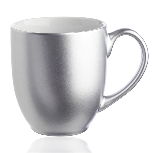 16oz. Metallic Color Bistro Coffee Mugs - 16oz. Metallic Color Bistro Coffee Mugs - Image 2 of 5