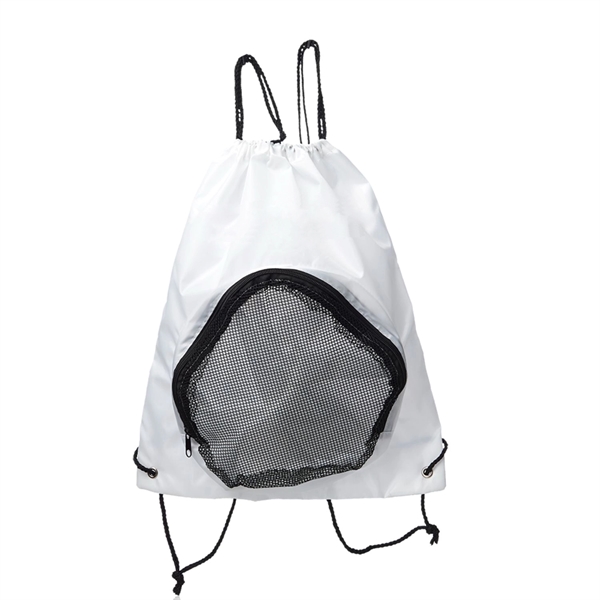 Sport Packs Ball Carrier Drawstring Backpack (14.17"x16.9") - Sport Packs Ball Carrier Drawstring Backpack (14.17"x16.9") - Image 7 of 9