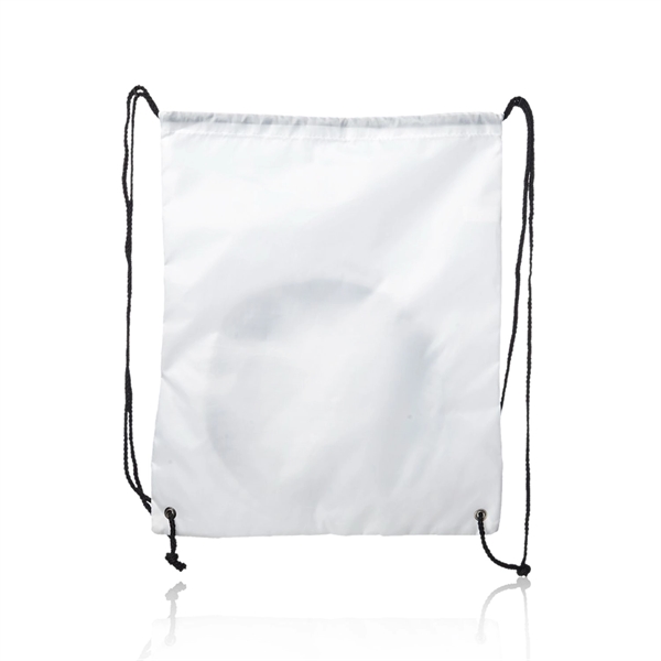 Sport Packs Ball Carrier Drawstring Backpack (14.17"x16.9") - Sport Packs Ball Carrier Drawstring Backpack (14.17"x16.9") - Image 8 of 9