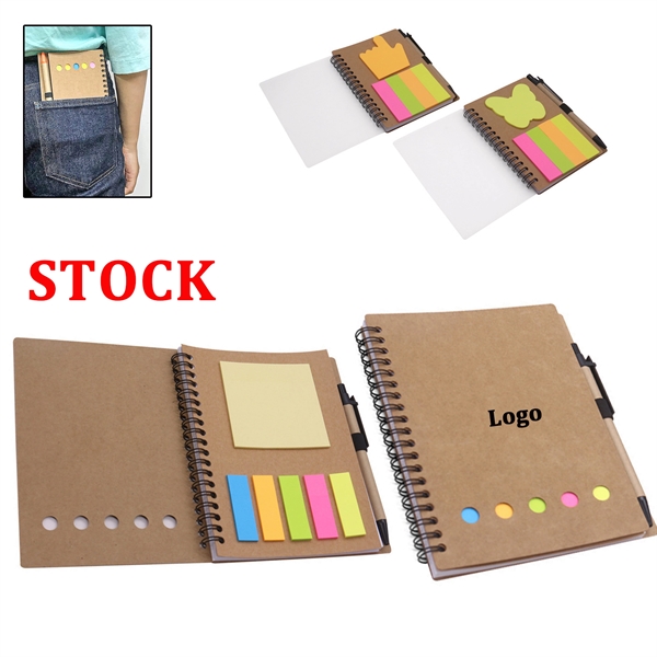 Portable Notepad Pad With Pen - Portable Notepad Pad With Pen - Image 1 of 1