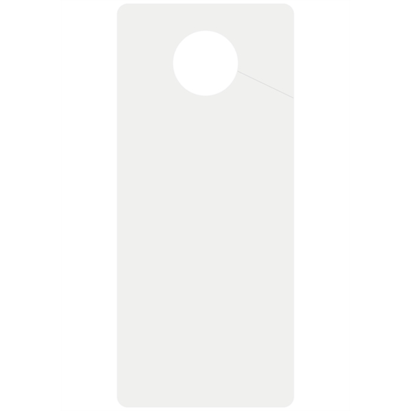 Hang Tag Cardstock 24pt - Stock Shape - White - Hang Tag Cardstock 24pt - Stock Shape - White - Image 1 of 15