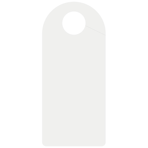 Hang Tag Cardstock 24pt - Stock Shape - White - Hang Tag Cardstock 24pt - Stock Shape - White - Image 5 of 15