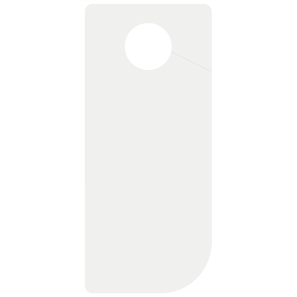 Hang Tag Cardstock 24pt - Stock Shape - White - Hang Tag Cardstock 24pt - Stock Shape - White - Image 7 of 15