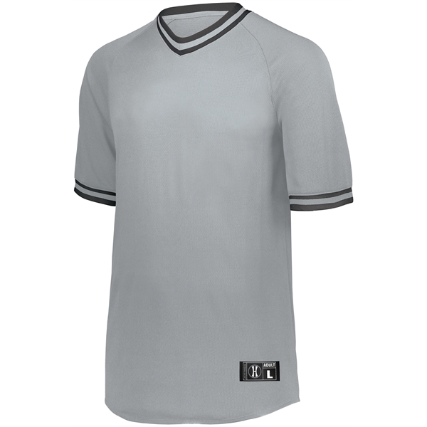 Retro V-Neck Baseball Jersey - Retro V-Neck Baseball Jersey - Image 0 of 20