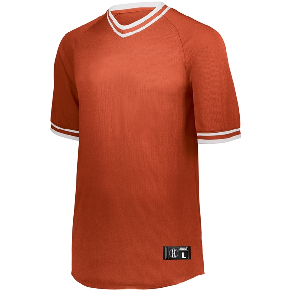 Retro V-Neck Baseball Jersey - Retro V-Neck Baseball Jersey - Image 4 of 20