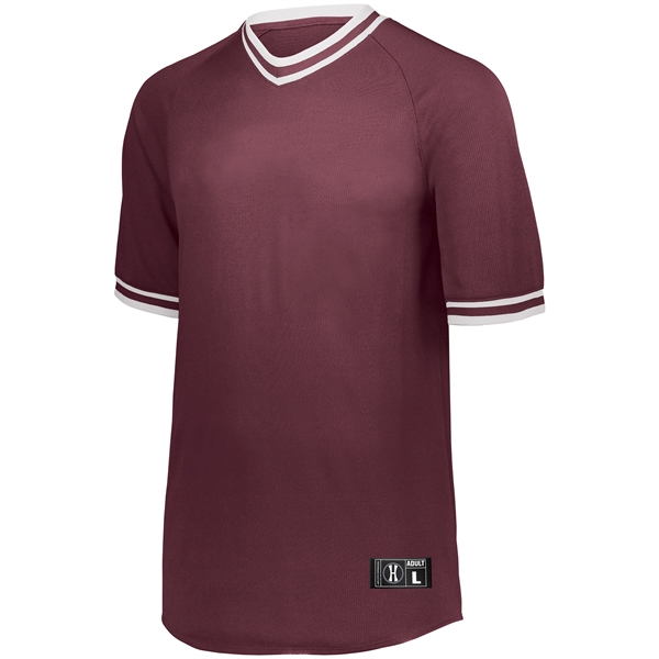 Retro V-Neck Baseball Jersey - Retro V-Neck Baseball Jersey - Image 5 of 20