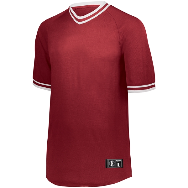 Retro V-Neck Baseball Jersey - Retro V-Neck Baseball Jersey - Image 6 of 20
