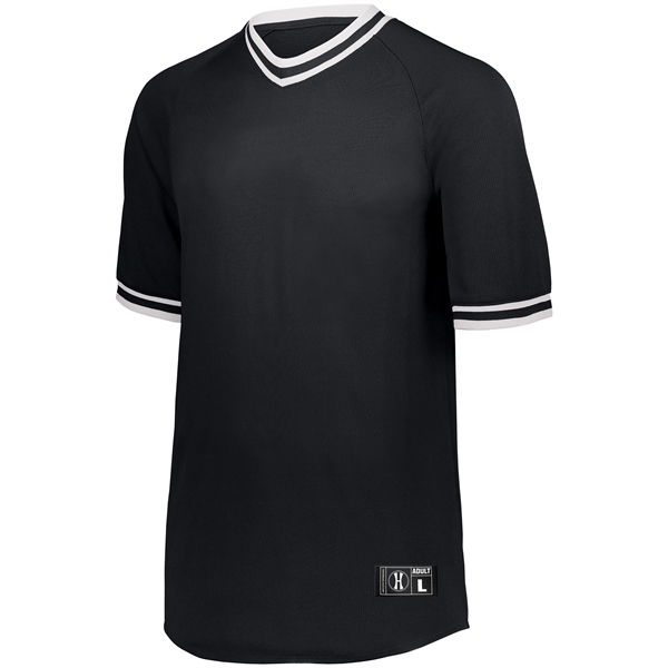 Retro V-Neck Baseball Jersey - Retro V-Neck Baseball Jersey - Image 7 of 20