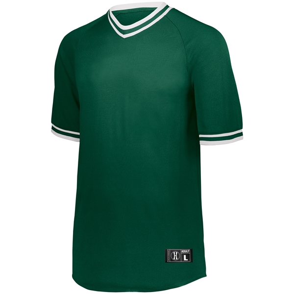 Retro V-Neck Baseball Jersey - Retro V-Neck Baseball Jersey - Image 8 of 20