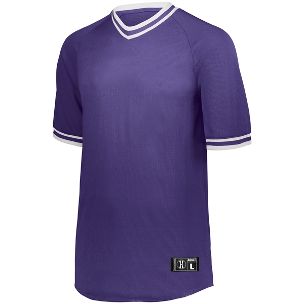 Retro V-Neck Baseball Jersey - Retro V-Neck Baseball Jersey - Image 9 of 20