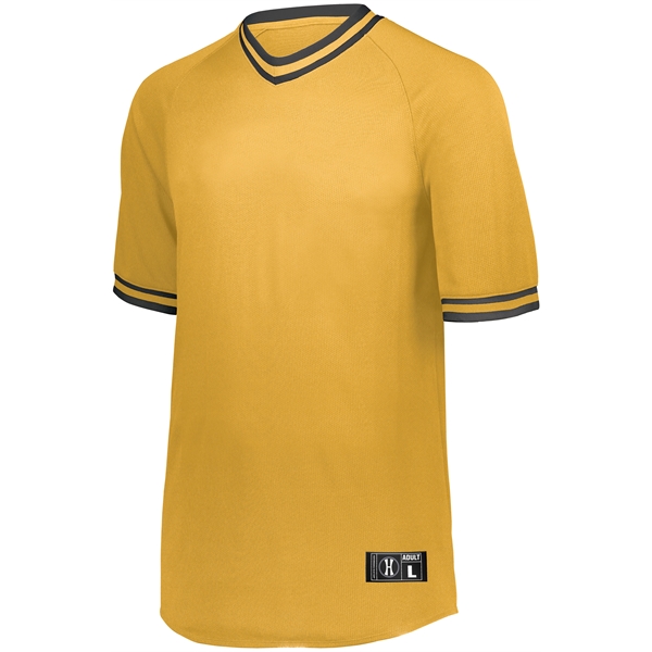 Retro V-Neck Baseball Jersey - Retro V-Neck Baseball Jersey - Image 11 of 20