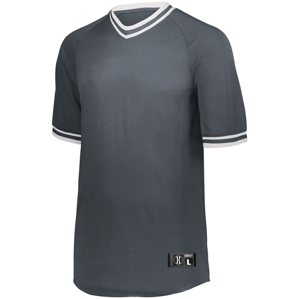Retro V-Neck Baseball Jersey - Retro V-Neck Baseball Jersey - Image 12 of 20