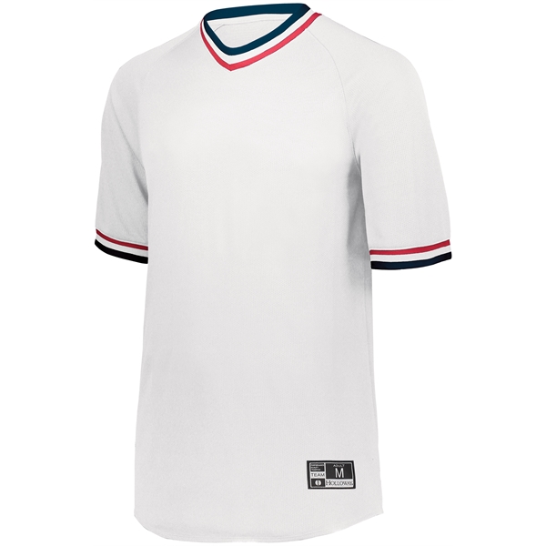 Retro V-Neck Baseball Jersey - Retro V-Neck Baseball Jersey - Image 14 of 20