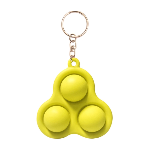 Stress Relief Bubbles Fidget Toys Silicone Keychain - Stress Relief Bubbles Fidget Toys Silicone Keychain - Image 3 of 8