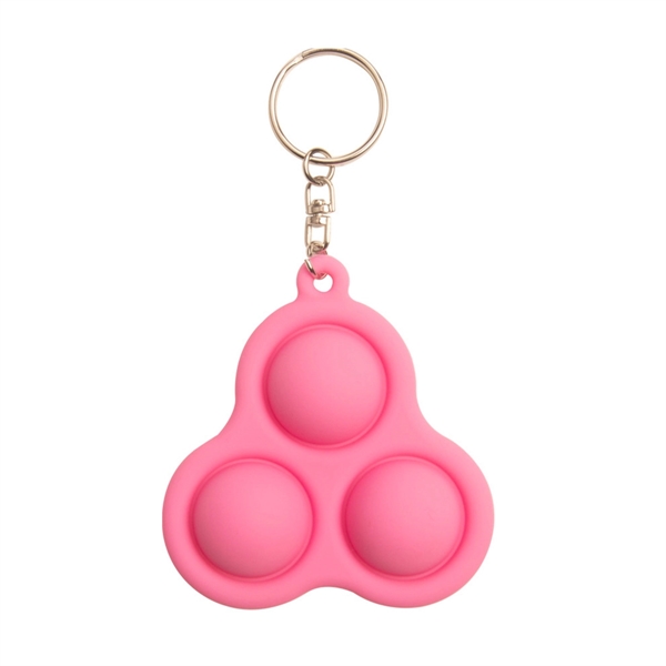 Stress Relief Bubbles Fidget Toys Silicone Keychain - Stress Relief Bubbles Fidget Toys Silicone Keychain - Image 5 of 8