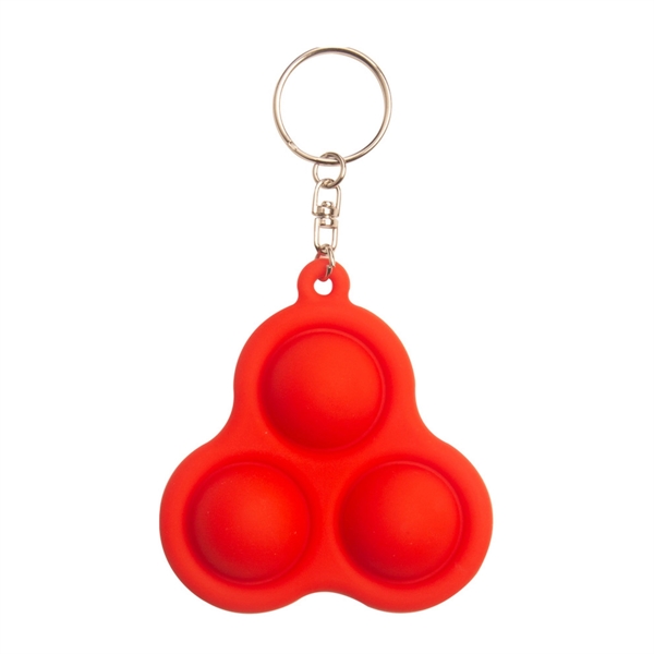 Stress Relief Bubbles Fidget Toys Silicone Keychain - Stress Relief Bubbles Fidget Toys Silicone Keychain - Image 6 of 8