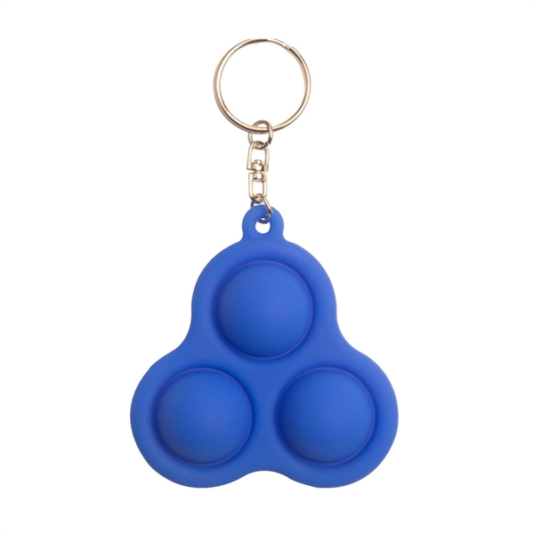 Stress Relief Bubbles Fidget Toys Silicone Keychain - Stress Relief Bubbles Fidget Toys Silicone Keychain - Image 7 of 8