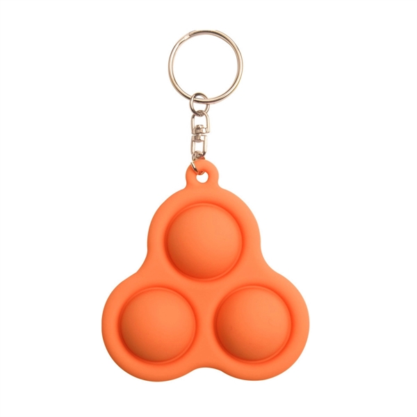 Stress Relief Bubbles Fidget Toys Silicone Keychain - Stress Relief Bubbles Fidget Toys Silicone Keychain - Image 8 of 8