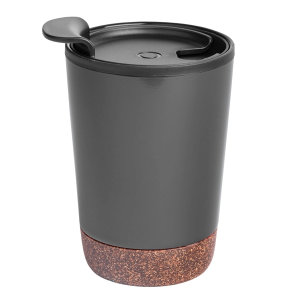 10Oz. Stainless Steel Zoe Tumbler With Cork Base - 10Oz. Stainless Steel Zoe Tumbler With Cork Base - Image 7 of 12