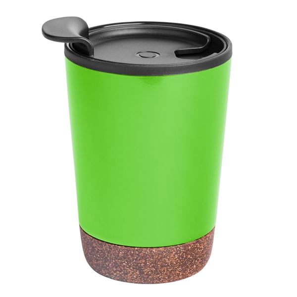 10Oz. Stainless Steel Zoe Tumbler With Cork Base - 10Oz. Stainless Steel Zoe Tumbler With Cork Base - Image 8 of 12