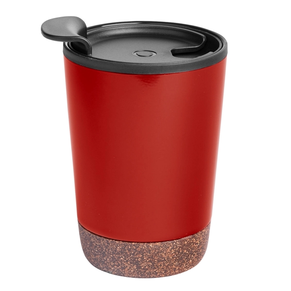 10Oz. Stainless Steel Zoe Tumbler With Cork Base - 10Oz. Stainless Steel Zoe Tumbler With Cork Base - Image 10 of 12