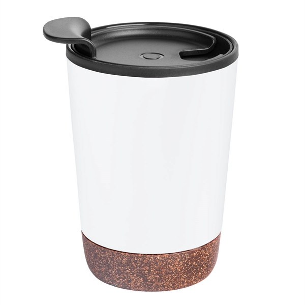 10Oz. Stainless Steel Zoe Tumbler With Cork Base - 10Oz. Stainless Steel Zoe Tumbler With Cork Base - Image 12 of 12