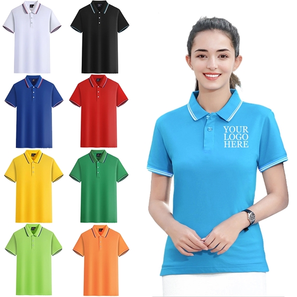 Men's and Women's Custom Polo Shirts - Men's and Women's Custom Polo Shirts - Image 0 of 4