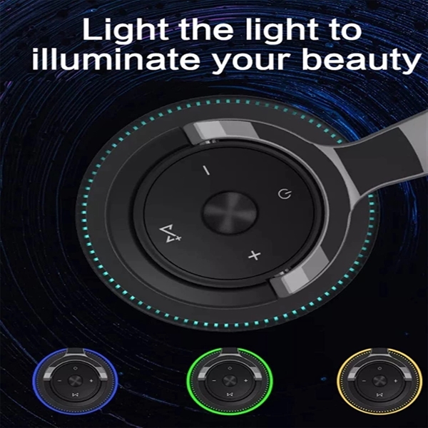 Headset Bluetooth Wireless Flash Light Heavy Bass Folding - Headset Bluetooth Wireless Flash Light Heavy Bass Folding - Image 2 of 3