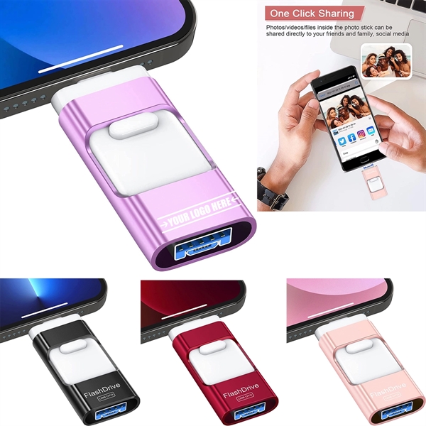 32G USB Flash Drive Photo Stick External Data Memory U Disk - 32G USB Flash Drive Photo Stick External Data Memory U Disk - Image 0 of 2