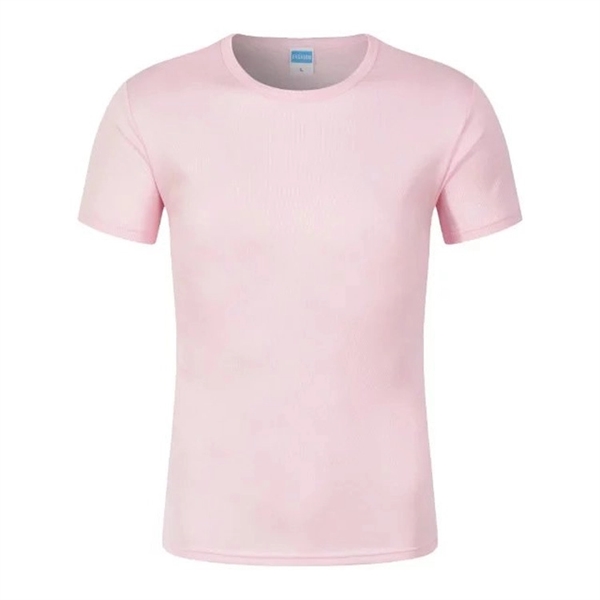 Customizable Logo Crewneck Advertising T-shirt - Customizable Logo Crewneck Advertising T-shirt - Image 1 of 5