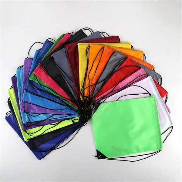 Colorful Drawstring Backpack Bags Pack Cinch Tote for Gym - Colorful Drawstring Backpack Bags Pack Cinch Tote for Gym - Image 1 of 4