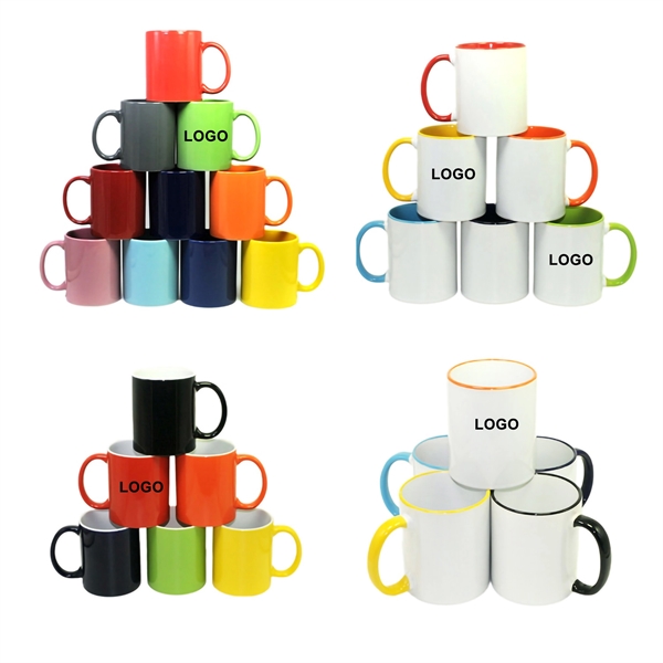 12Oz. Colored C-Handle Mug - 12Oz. Colored C-Handle Mug - Image 0 of 2