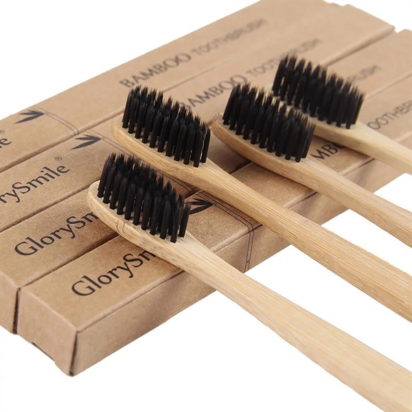 Eco-Friendly Natural Bamboo Toothbrush - Eco-Friendly Natural Bamboo Toothbrush - Image 4 of 8