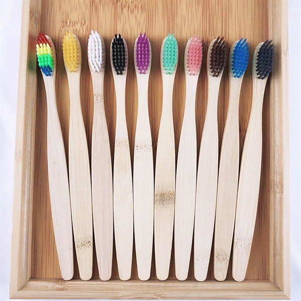 Eco-Friendly Natural Bamboo Toothbrush - Eco-Friendly Natural Bamboo Toothbrush - Image 5 of 8