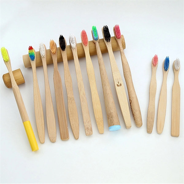 Eco-Friendly Natural Bamboo Toothbrush - Eco-Friendly Natural Bamboo Toothbrush - Image 8 of 8