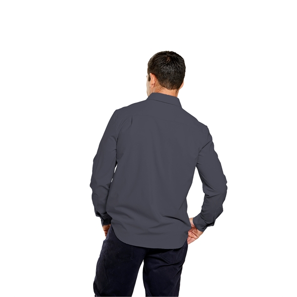 Men's Influencer Solid Woven Shirt - Men's Influencer Solid Woven Shirt - Image 8 of 14
