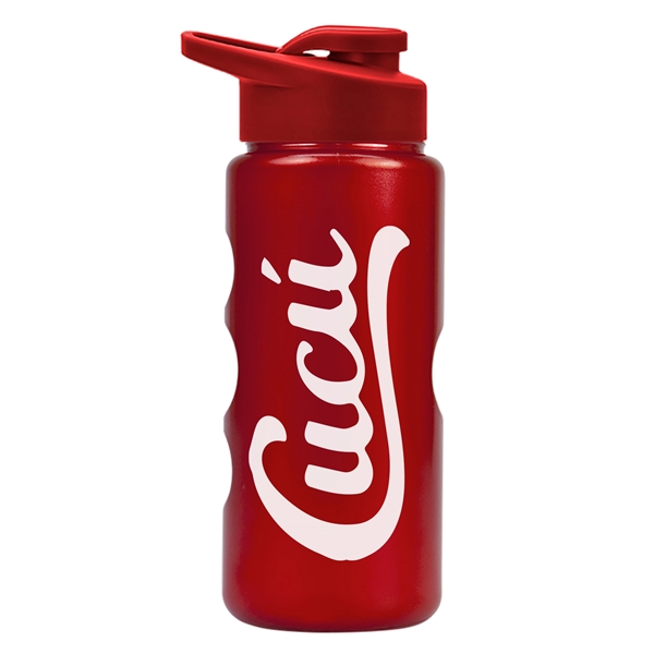 22 oz. Mini Peak Tritan™ Metalike bottle with Drink thru lid - 22 oz. Mini Peak Tritan™ Metalike bottle with Drink thru lid - Image 3 of 4