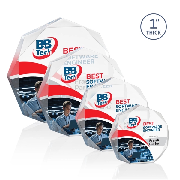 Piedmont VividPrint™ Award - Clear
