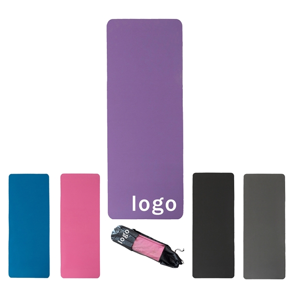 Portable Yoga Fitness Mat With Carrying Bag - Portable Yoga Fitness Mat With Carrying Bag - Image 0 of 5