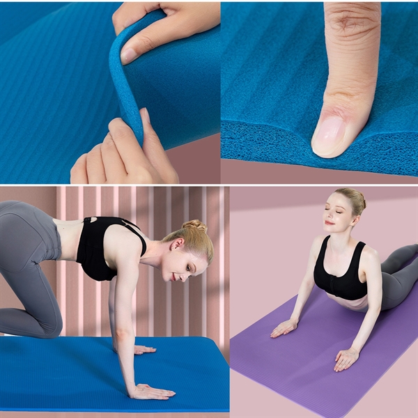Portable Yoga Fitness Mat With Carrying Bag - Portable Yoga Fitness Mat With Carrying Bag - Image 1 of 5