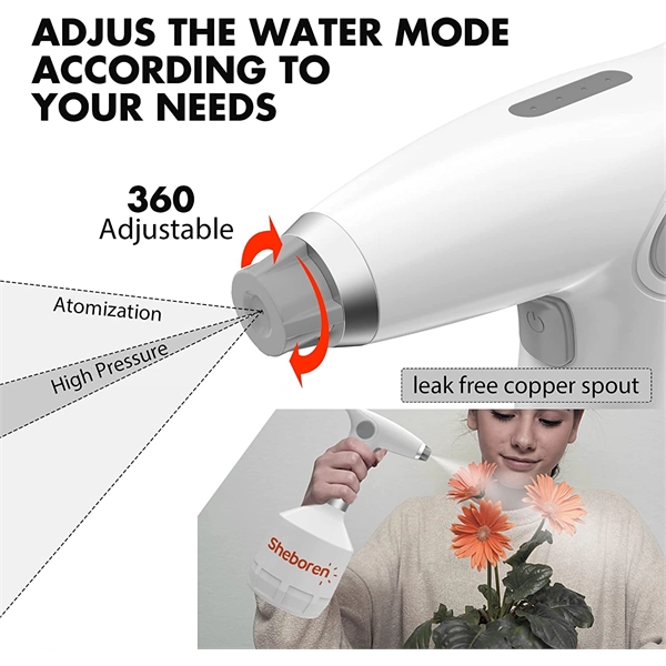 USB Rechargeable 1L Electric Sprayer - USB Rechargeable 1L Electric Sprayer - Image 2 of 4