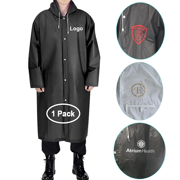 Reusable Raincoat with Hoods and Sleeves - Reusable Raincoat with Hoods and Sleeves - Image 0 of 6