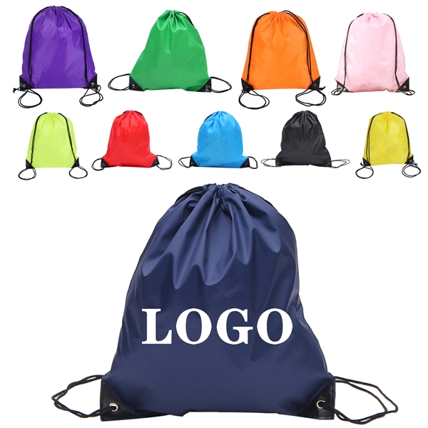 Athletic Polyester Drawstring Backpack - Athletic Polyester Drawstring Backpack - Image 0 of 11