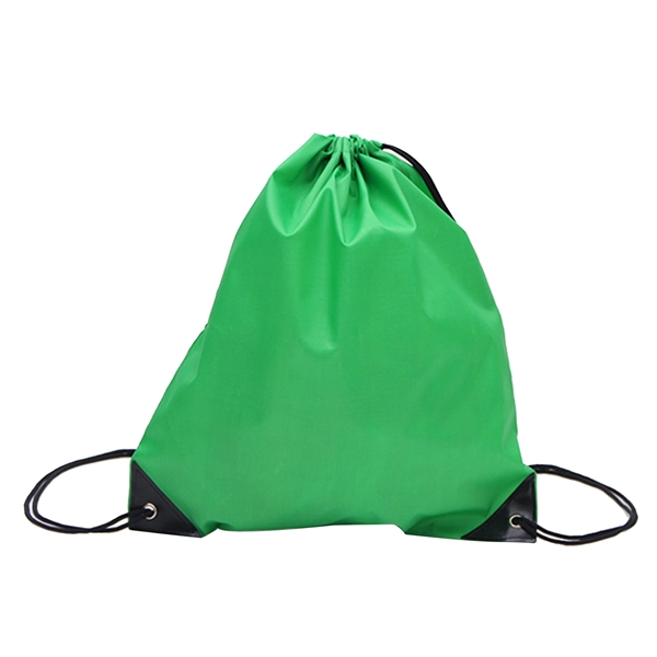 Athletic Polyester Drawstring Backpack - Athletic Polyester Drawstring Backpack - Image 3 of 11