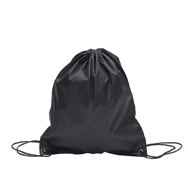 Athletic Polyester Drawstring Backpack - Athletic Polyester Drawstring Backpack - Image 9 of 11