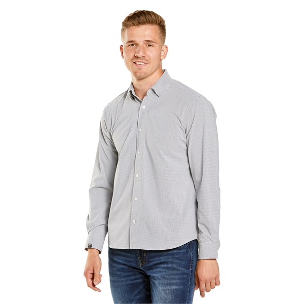 Men's Influencer Windowpane Woven Shirt - Men's Influencer Windowpane Woven Shirt - Image 0 of 8
