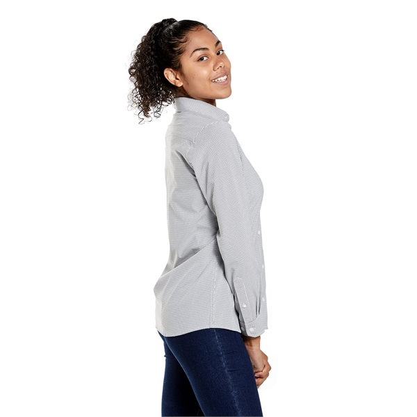 Women's Influencer Windowpane Woven Shirt - Women's Influencer Windowpane Woven Shirt - Image 2 of 8