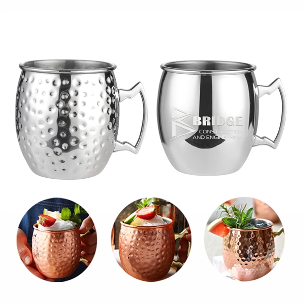 Custom Stainless Steel Copper Plated Moscow Mule Mug - Custom Stainless Steel Copper Plated Moscow Mule Mug - Image 0 of 8