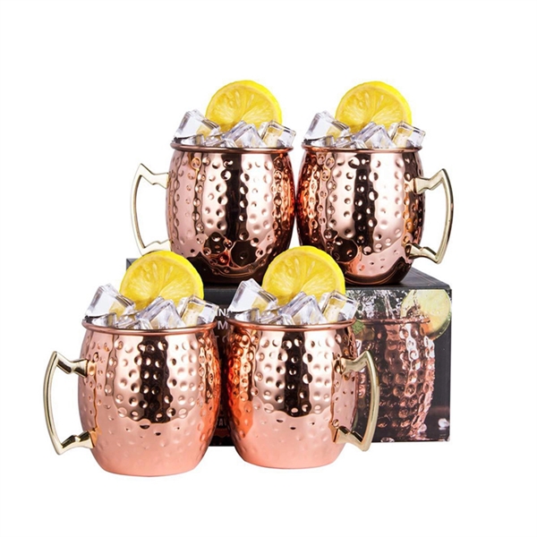 Custom Stainless Steel Copper Plated Moscow Mule Mug - Custom Stainless Steel Copper Plated Moscow Mule Mug - Image 2 of 8
