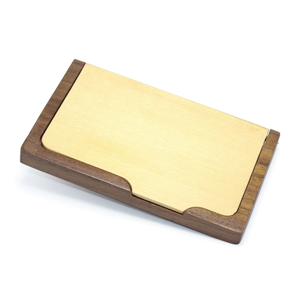 Custom Wooden Luxury Business Card Holder - Custom Wooden Luxury Business Card Holder - Image 6 of 6